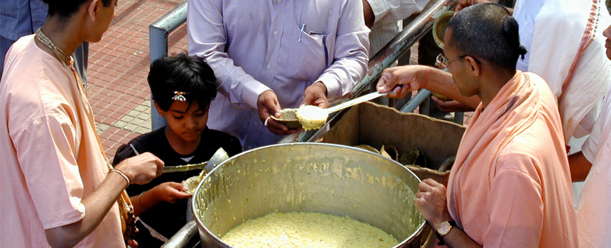 Prasadam Distribution